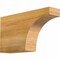 Ekena Millwork Huntington Rough Sawn Rafter Tail, Western Red Cedar, 4"W x 10"H x 18"L RFT04X10X18HUN00RWR - alternate 1